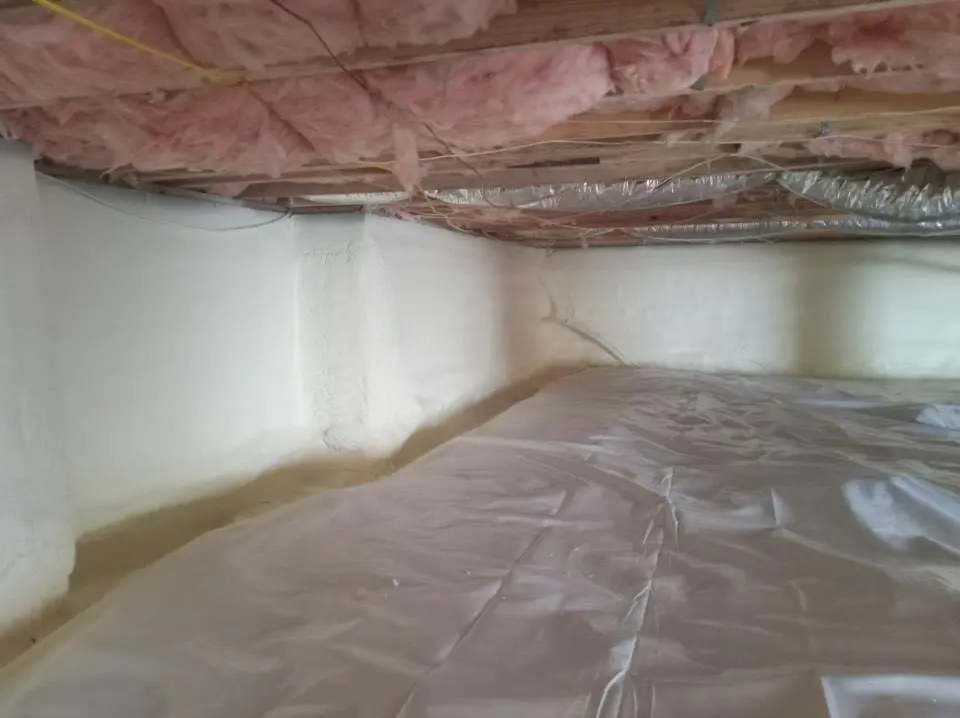 Crawl space encapsulation with closed-cell spray foam for Spray Foam Roofing in Ewa Gentry